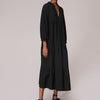 Whistles tiered black dress size 8