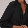 Whistles tiered black dress size 8