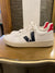 Vega white, red/navy trainers size 7