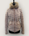 Barbour beige puffa jacket size 8