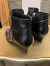 Tods black leather bootssize 38.5
