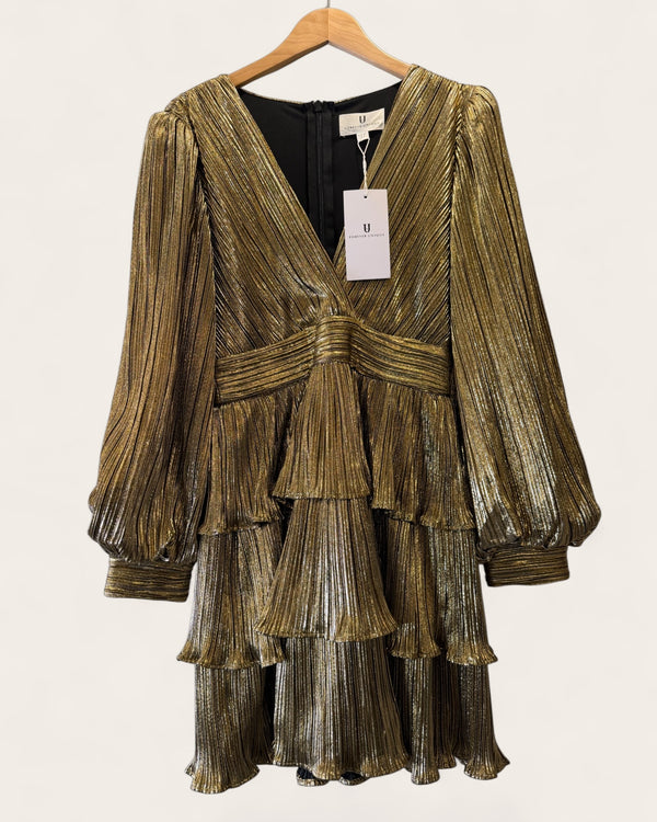 Forever Unique Gold dress size 10