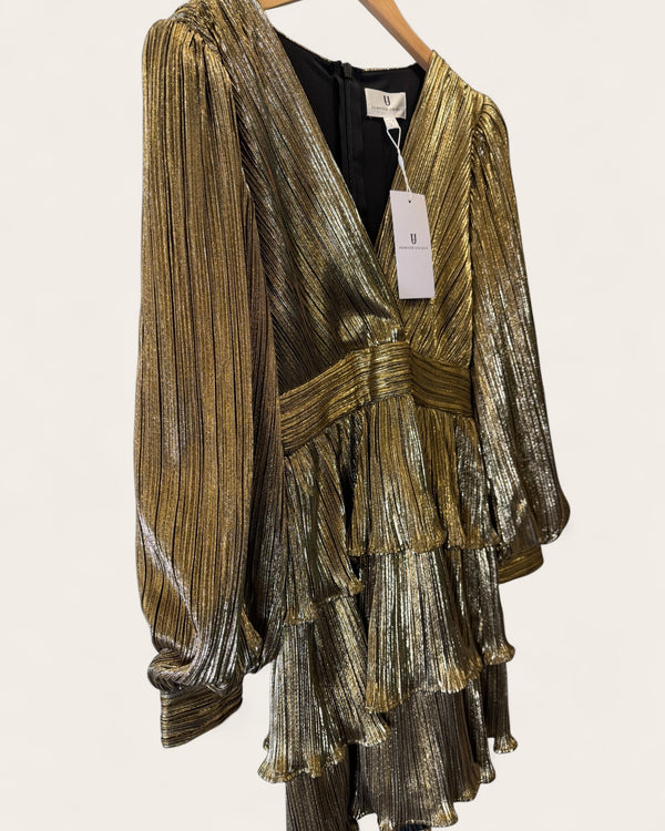 Forever Unique Gold dress size 10