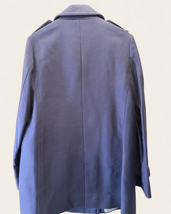 Massimo Dutti navy pea coat size 14