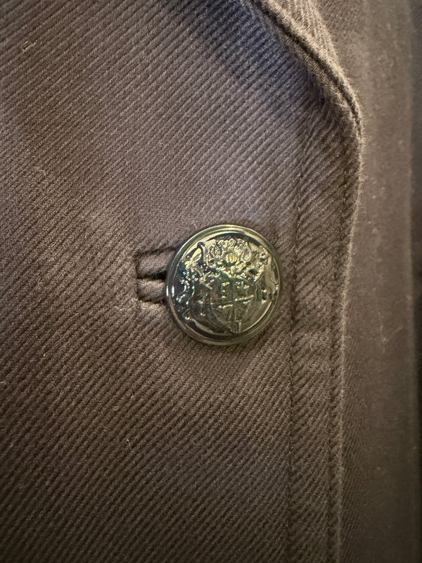 Massimo Dutti navy pea coat size 14