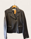 Gerard Darell Black leather jacket size 14