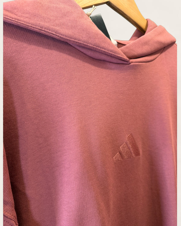 Adidas dusky pink hoody Size small