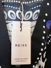 Reiss Blue/ Black patterned playsuit size 14