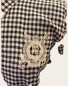 Ralph Laurenblack/ white gingham shirt size L