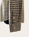 Ralph Laurenblack/ white gingham shirt size L