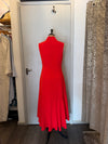 Karen Millen Red Midi Day Dress - Size 10