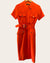 Karen Millen orange dress size 8