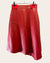 Sosander Red leather skirt size 6
