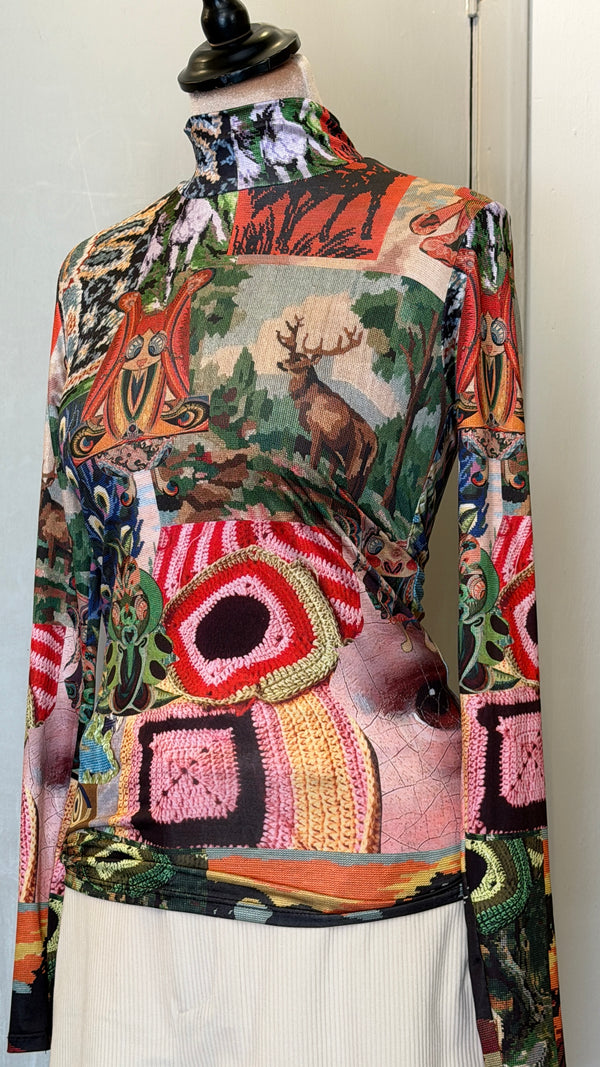 Desigual long sleeve T-shirt size small
