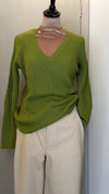 Betty Barclay lime green knit size 12