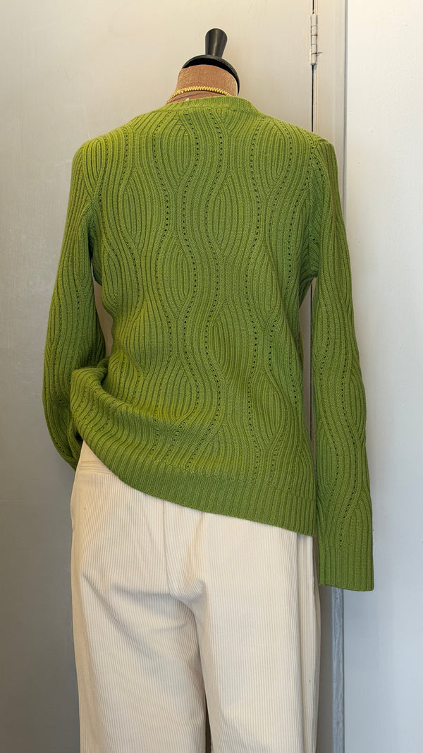 Betty Barclay lime green knit size 12
