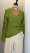Betty Barclay lime green knit size 12