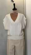 Soaked cream knit Size small