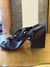 Boss Dark blue leather sandals size 4