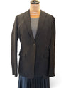 Nicole Farhi Black Linen-Mix Jacket, Size Small