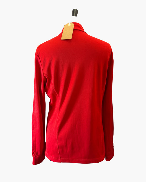 Odlo 3/4 zip red top Size Medium