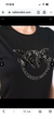Pinko ‘love birds’ Black T-shirt size small