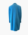 Diane Von Furstenberg turquoise long jacket size 10