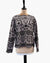 Thought grey/black top size 10