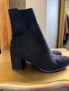 Marco Tozzi black faux suede boots size 37
