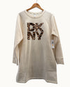 DKNY sweatshirt dress cream size small