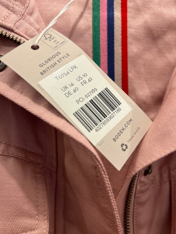 Boden pink jacket Size 14