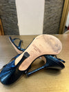 Jimmy choo Blue Metallic sandals size 38/5