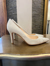 L K Bennett pistachio suede shoes size 38/5