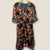 Hope and ivy navy and orange floral dress size 14