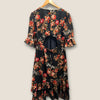 Hope and ivy navy and orange floral dress size 14