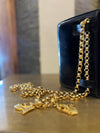 Salvatore Ferragamo black leather handbag
