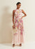 Phase eight pink floral dress size 10
