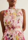 Phase eight pink floral dress size 10