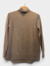 Massimo dutti taupe roll neck knit size medium