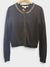 DVF blk cardigan neck embellishment size medium
