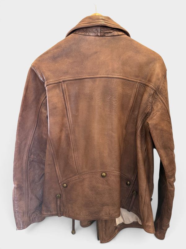 Free people leather jacket size medium