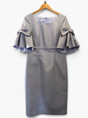 Carla Ruiz Silver Occasion Dress Size 12