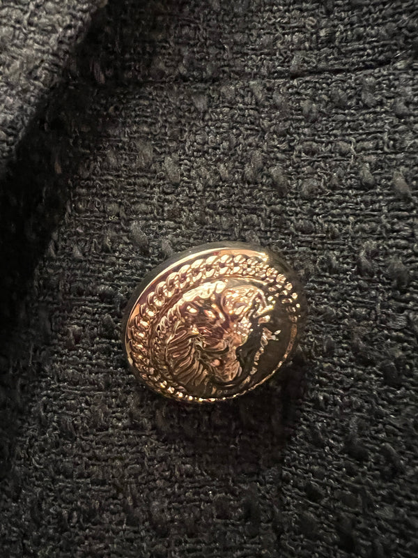 Balmain black blazer size 52 Mens