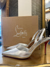 Louboutin silver Apostropha 80 size 39