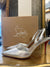 Louboutin silver Apostropha 80 size 39