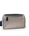Coach across the body cream/black body handbag