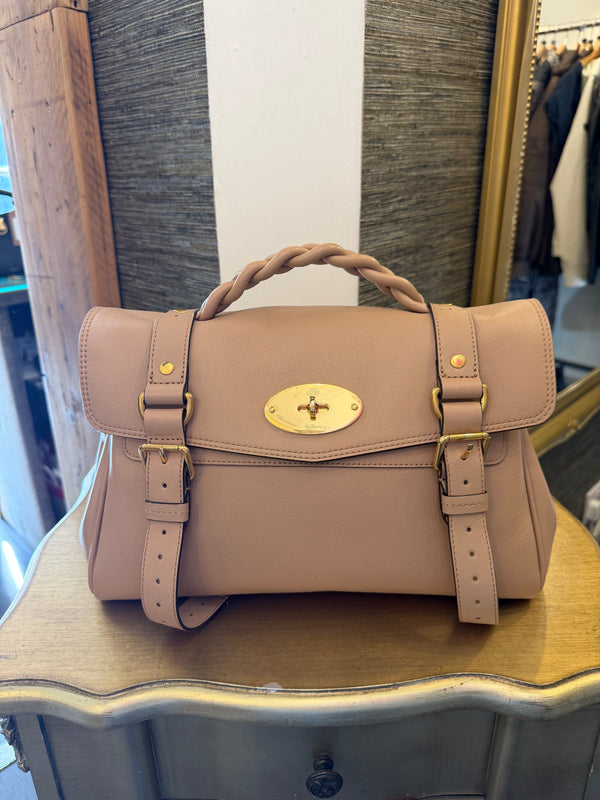 Mulberry Alexa leather handbag in Maple