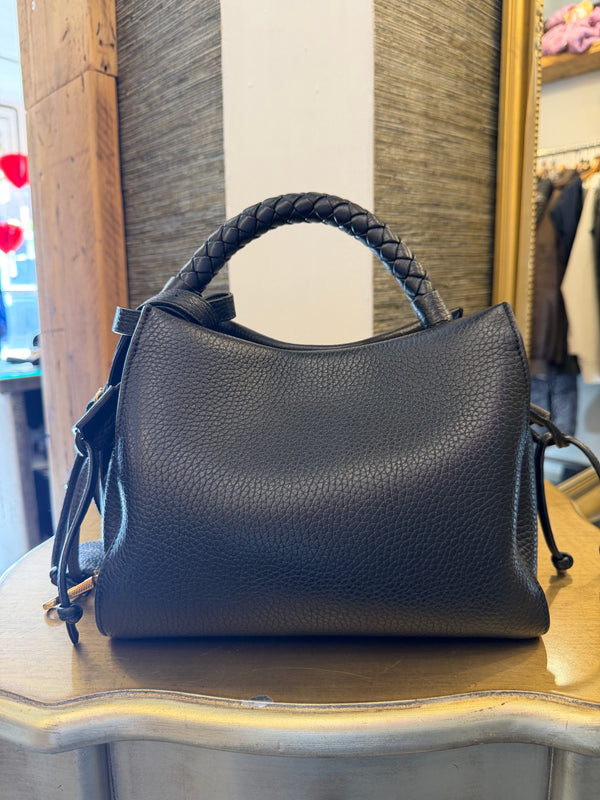 Mulberry IRIS black pebble leather handbag