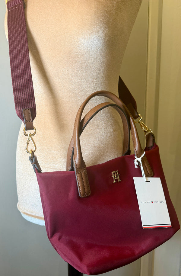 Tommy Hilfiger Burgundy across the body handBag