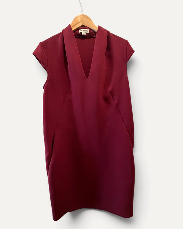 Whistles Berry Shift dress size 8